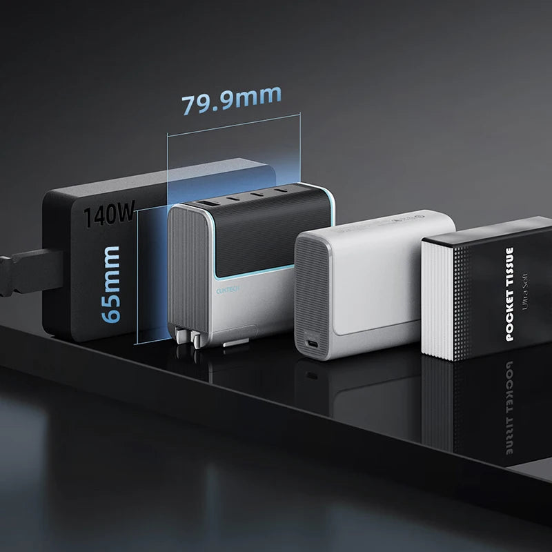 Cepnix GaN Wall Charger 100W Dual USB-C 2