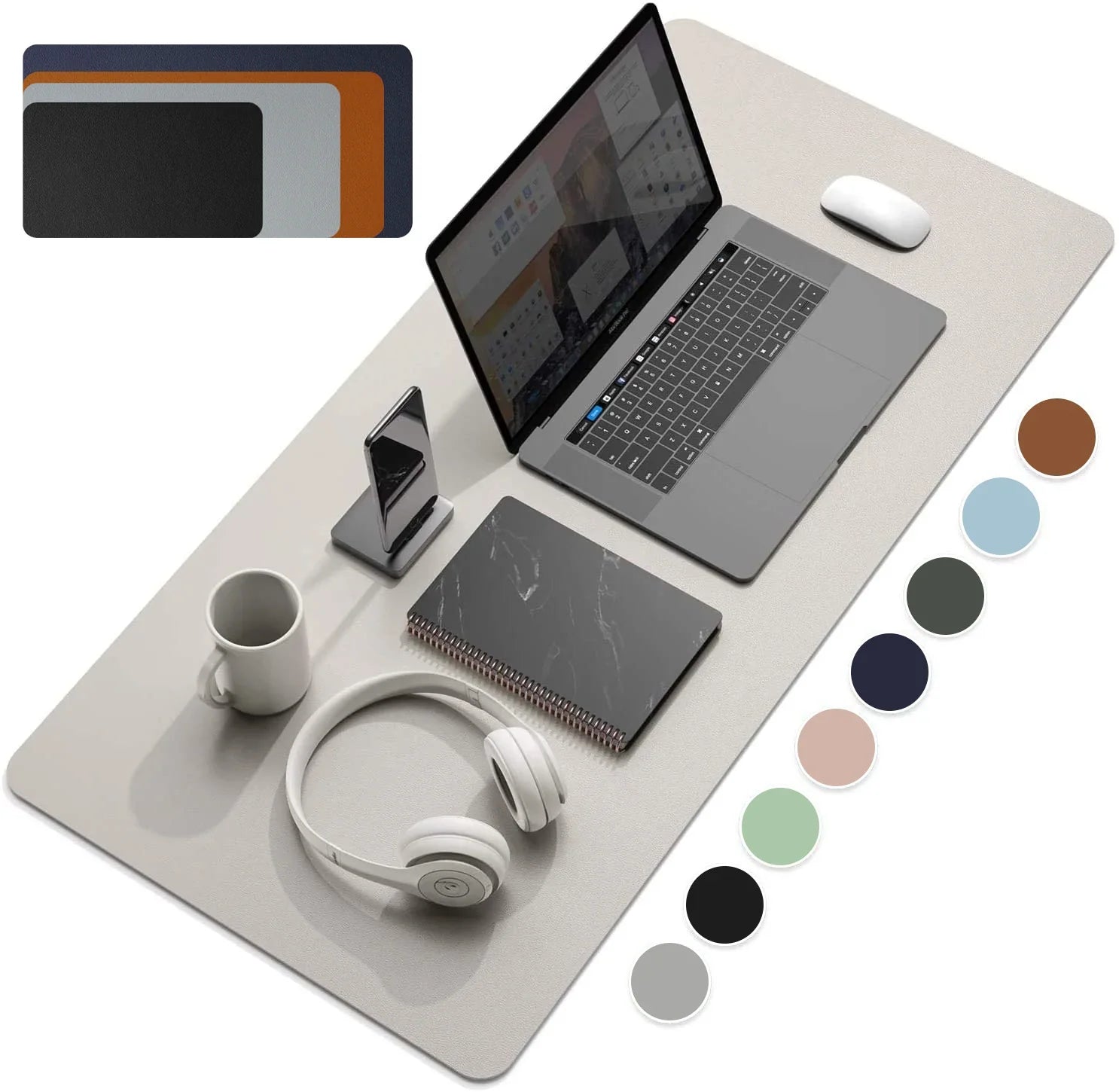 Cepnix Felt Desk Pad Large Grey 1