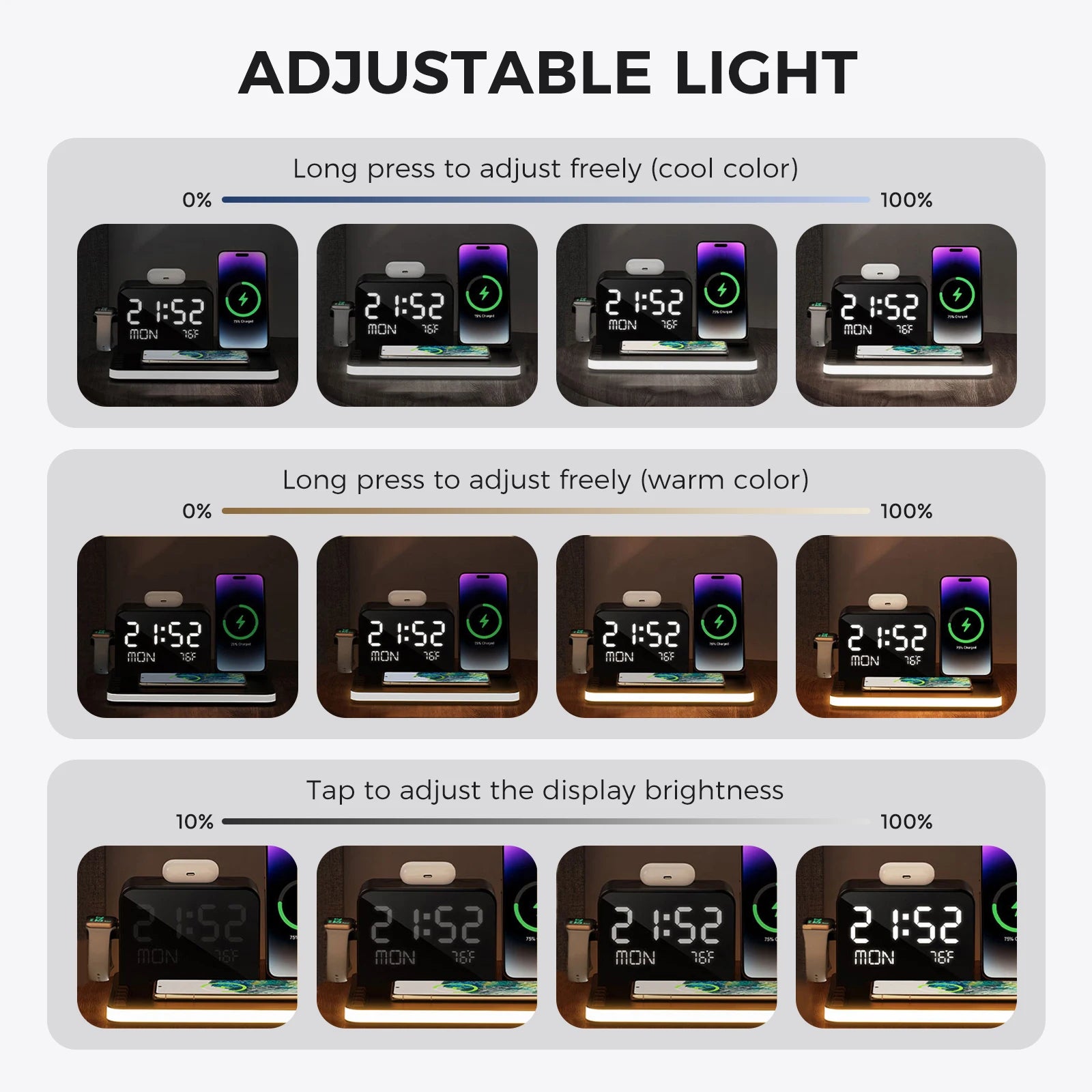 Cepnix DeskGlow Lamp Wireless Charger 2