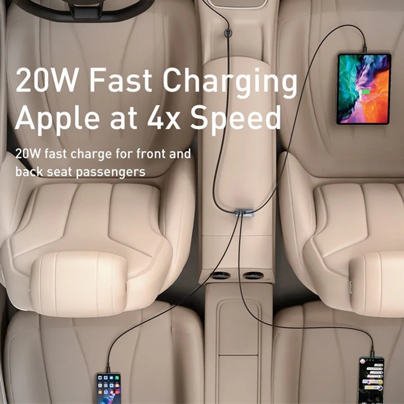 Cepnix Car Charger Dual USB-C 40W 4