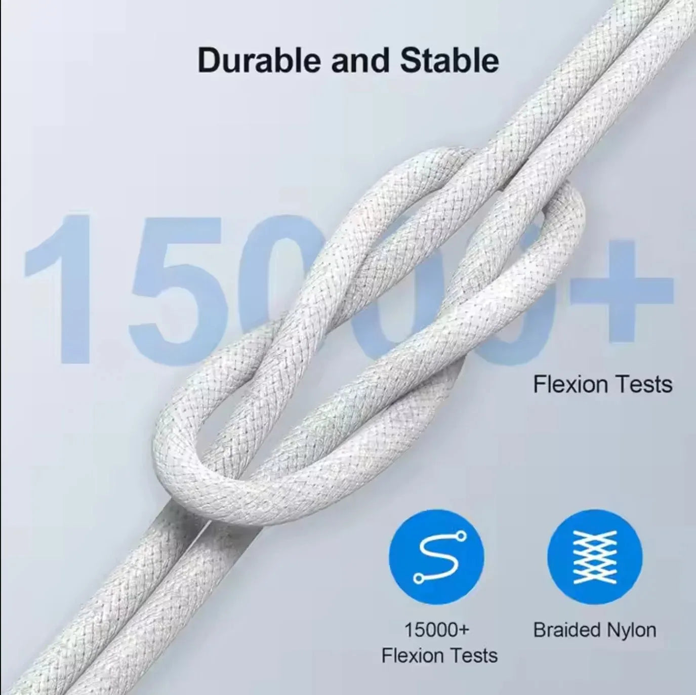Cepnix Nylon Braided USB-C Cable 1m 3